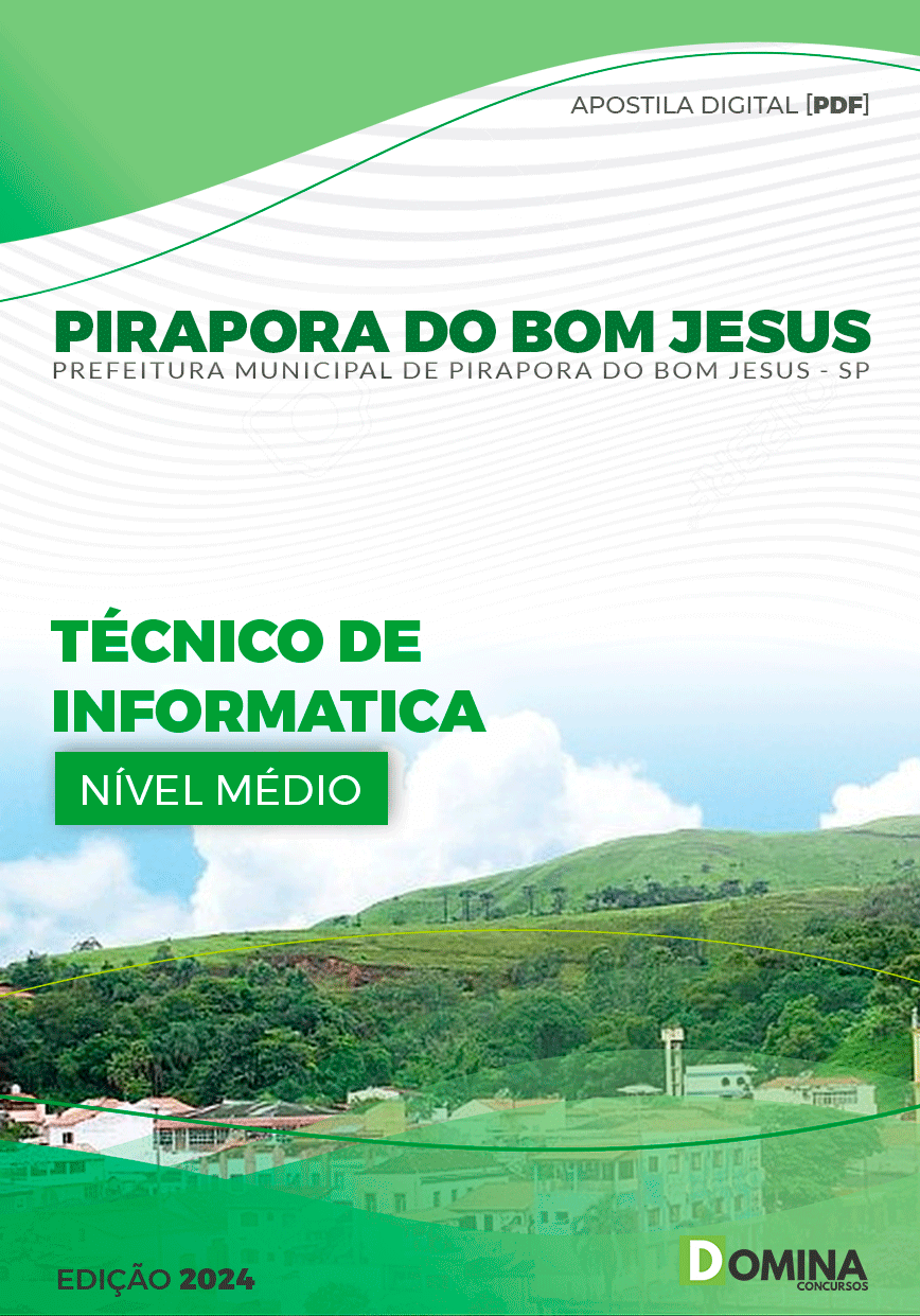 Apostila Pref Pirapora do Bom Jesus SP 2024 Técnico Informática