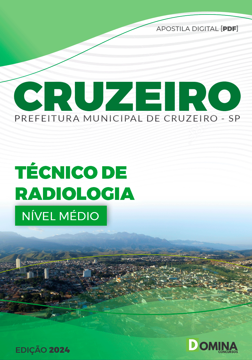 Apostila Pref Cruzeiro SP 2024 Técnico de Radiologia