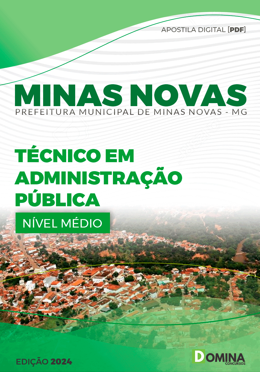 Apostila Pref Minas Novas MG 2024 Técnico Administração Pública