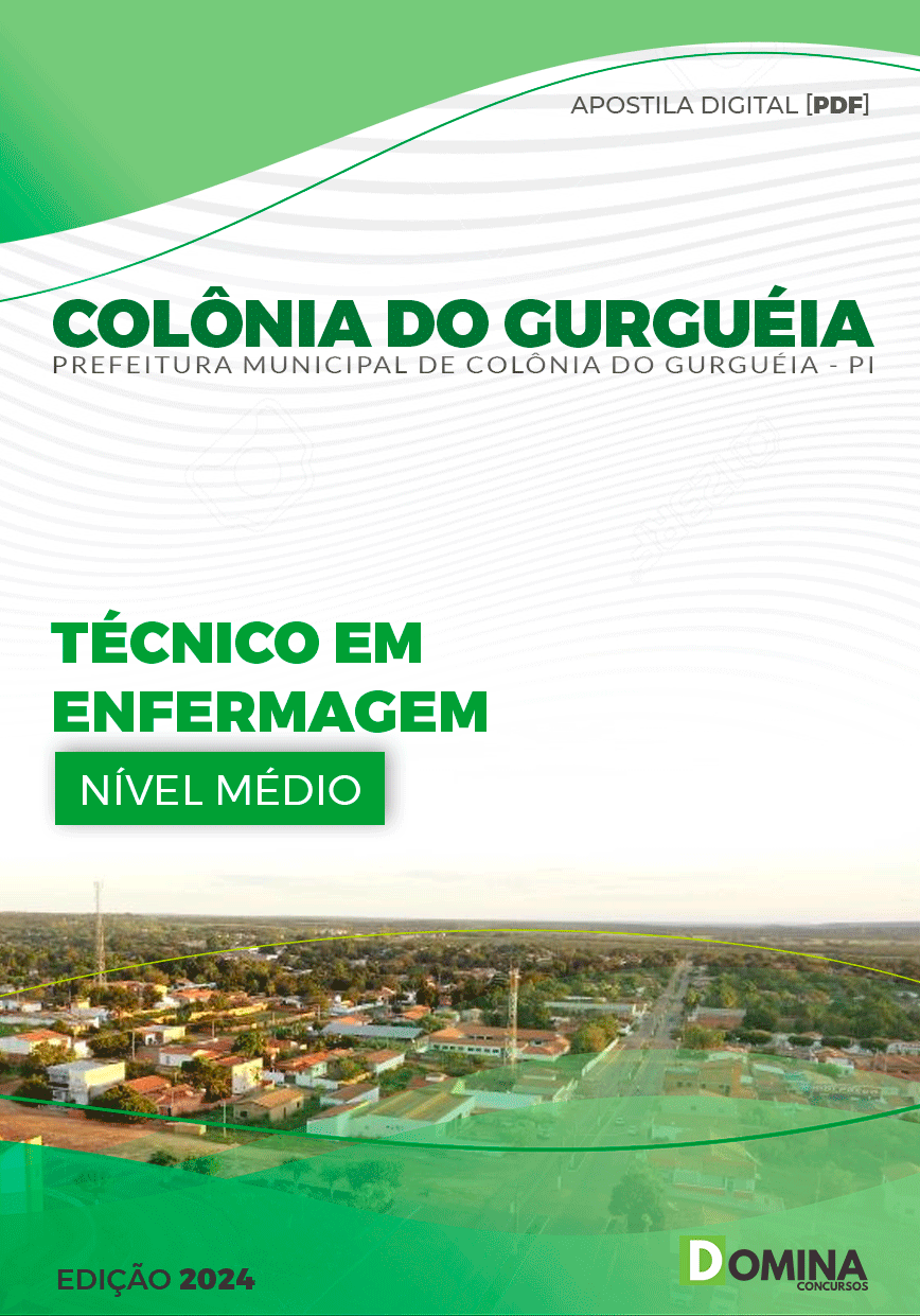 Apostila Pref Colônia Do Gurguéia PI 2024 Técnico Enfermagem