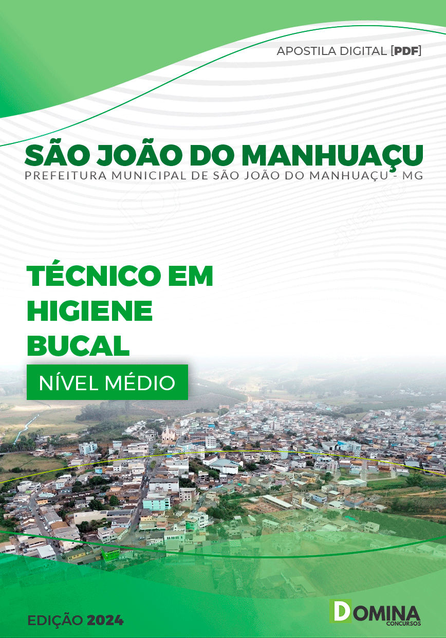 Apostila Pref São João do Manhuaçu MG 2024 Técnico Higiene Bucal