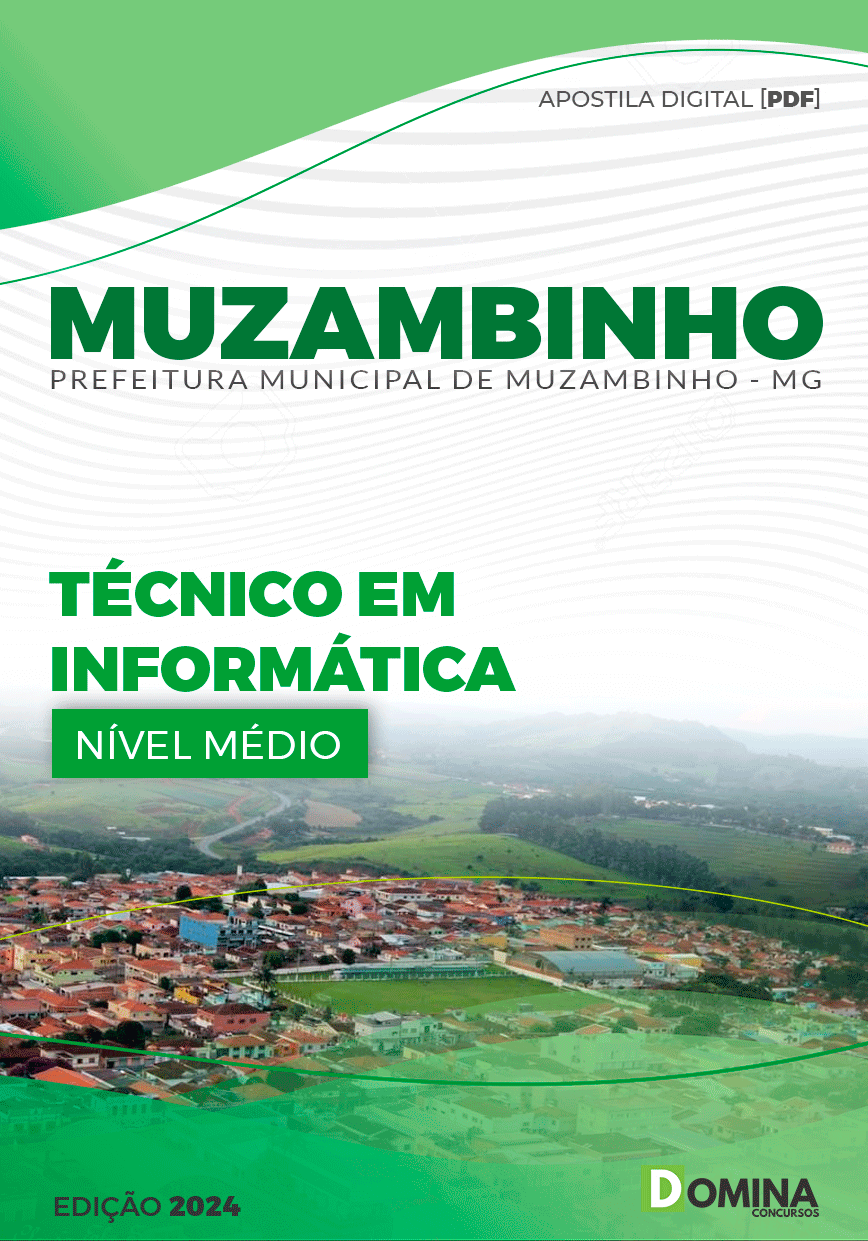 Apostila Pref Muzambinho MG 2024 Técnico Informática
