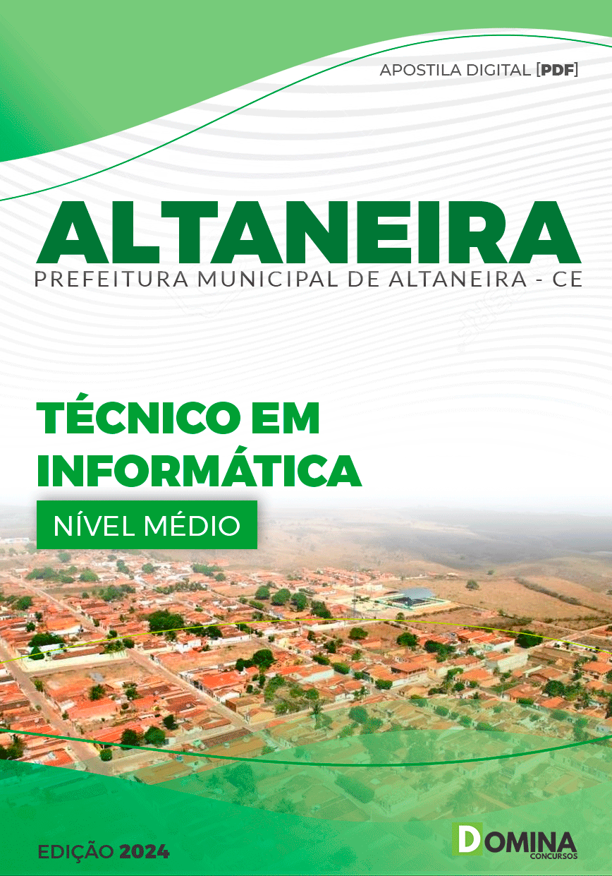 Apostila Pref Altaneira CE 2024 Técnico Informática