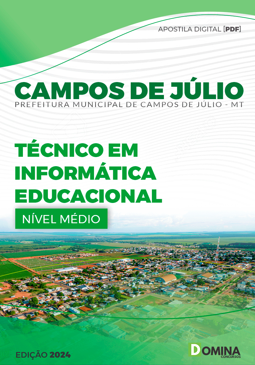 Pref Campos de Júlio MT 2024 Técnico Informática Educacional