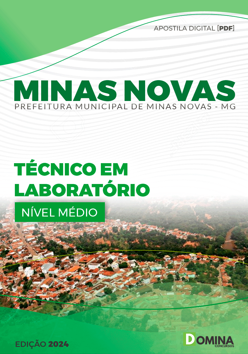 Apostila Pref Minas Novas MG 2024 Técnico Laboratório