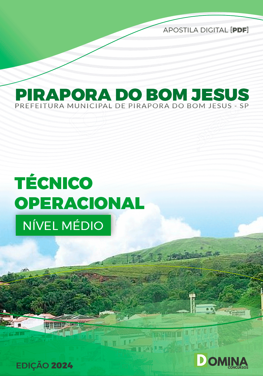 Apostila Pref Pirapora do Bom Jesus SP 2024 Técnico Operacional