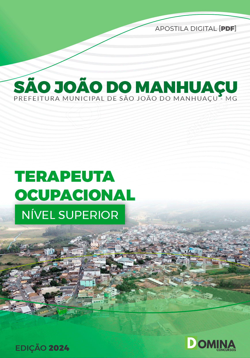 Apostila Pref São João do Manhuaçu MG 2024 Terapeuta Ocupacional