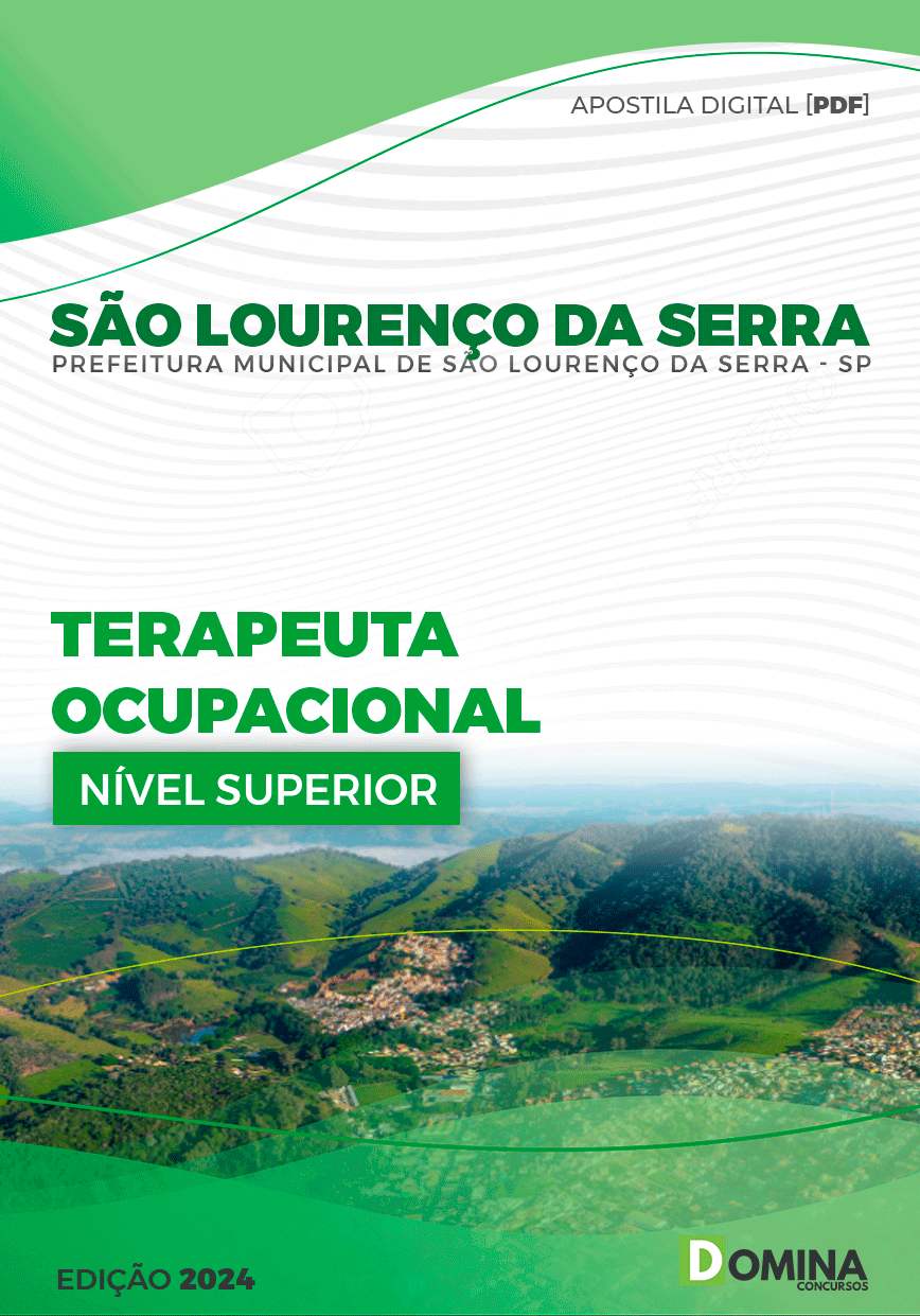 Pref São Lourenço da Serra SP 2024 Terapeuta Ocupacional