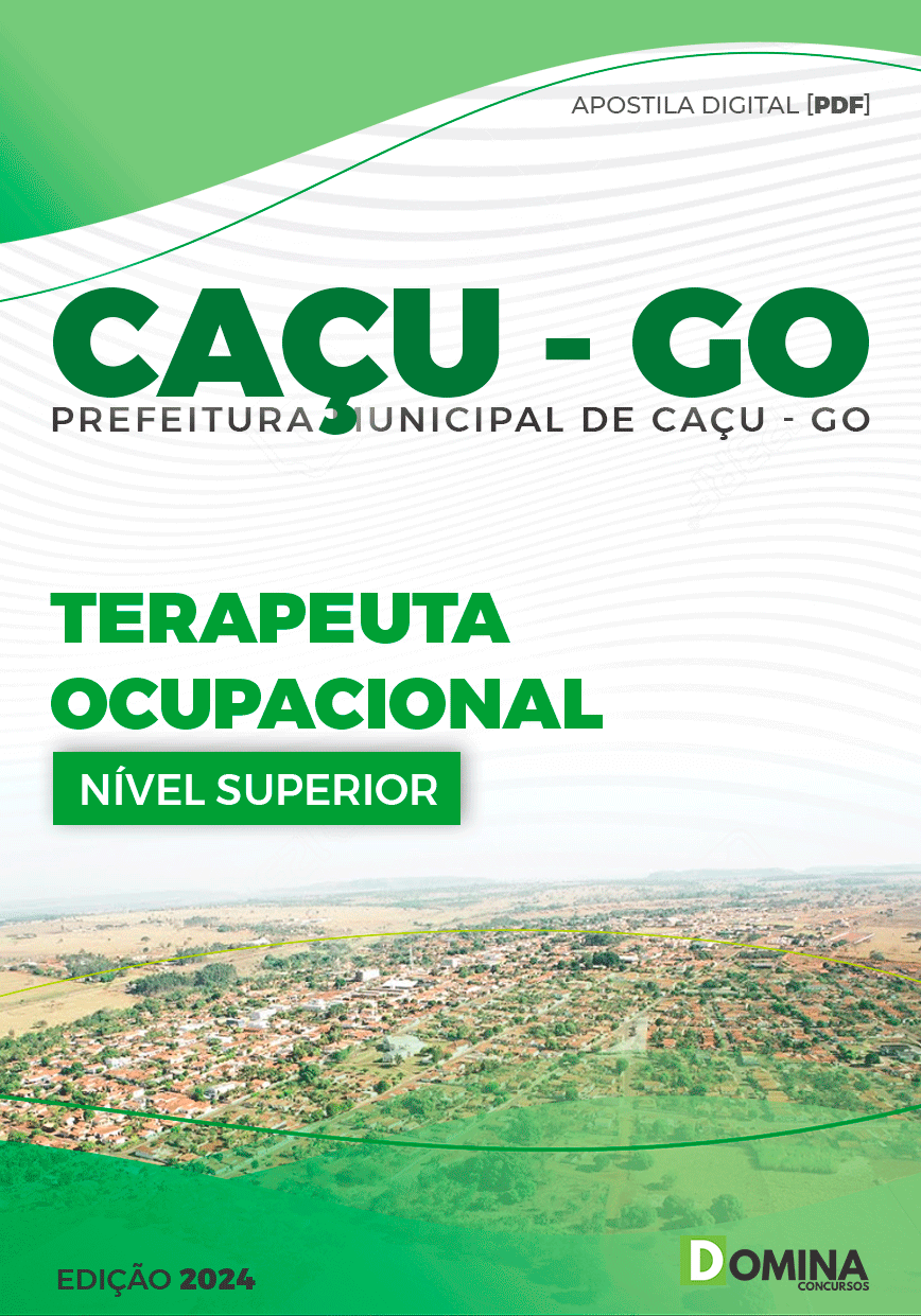 Apostila Pref Caçu GO 2024 Terapeuta Ocupacional