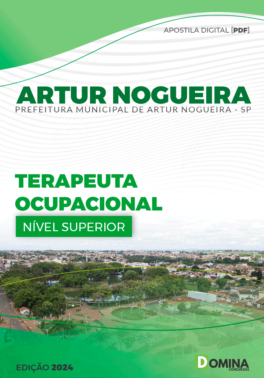 Apostila Pref Artur Nogueira SP 2024 Terapeuta Ocupacional