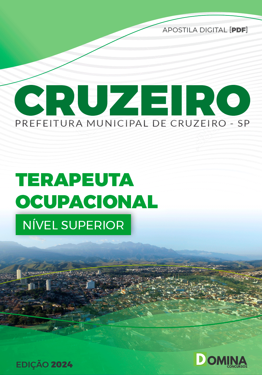 Apostila Pref Cruzeiro SP 2024 Terapeuta Ocupacional