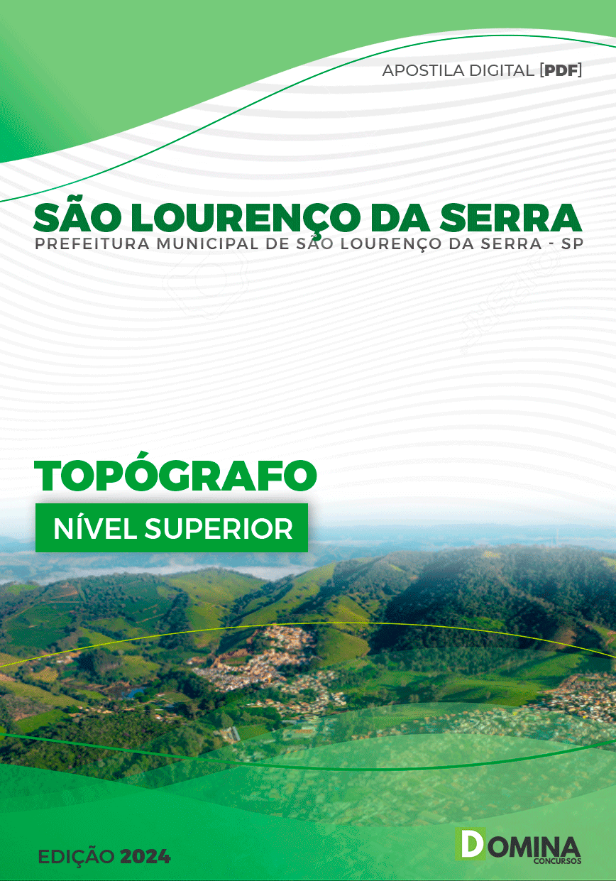 Apostila Pref São Lourenço da Serra SP 2024 Topógrafo