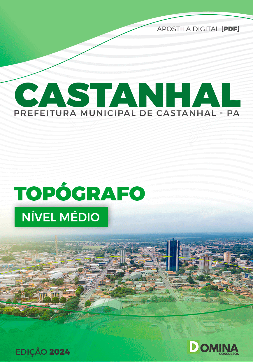 Apostila Pref Castanhal PA 2024 Topógrafo