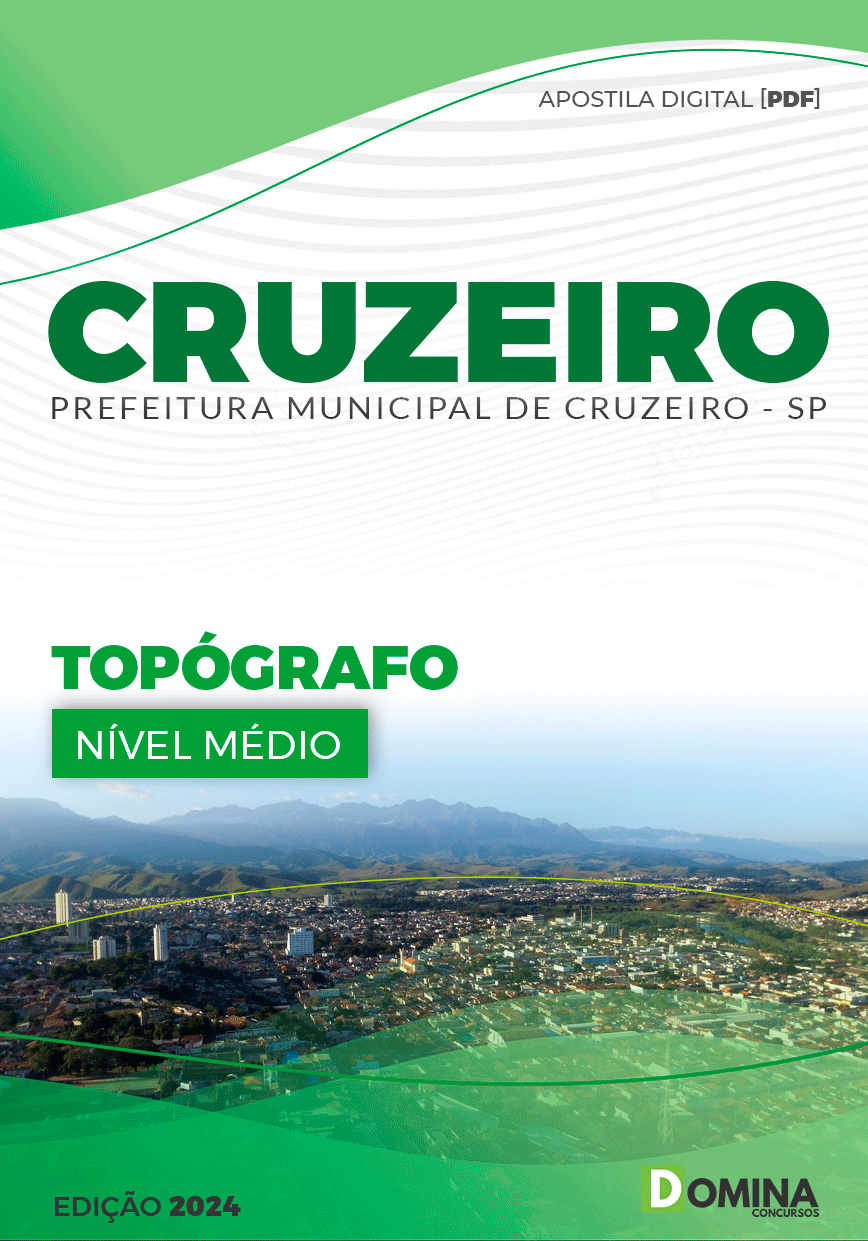 Apostila Pref Cruzeiro SP 2024 Topógrafo