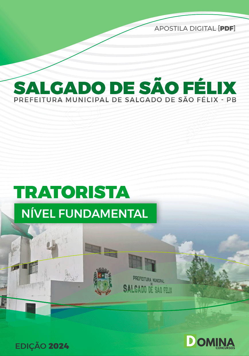 Apostila Pref Salgado de São Félix PB 2024 Tratorista