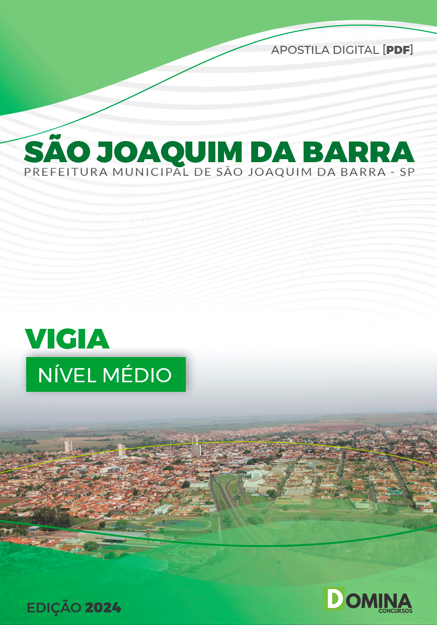 Apostila Pref São Joaquim da Barra SP 2024 Vigia
