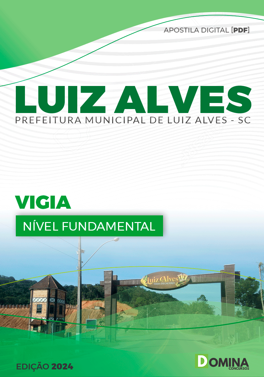 Apostila Pref Luiz Alves SC 2024 Vigia