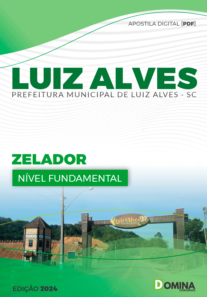 Apostila Pref Luiz Alves SC 2024 Zelador