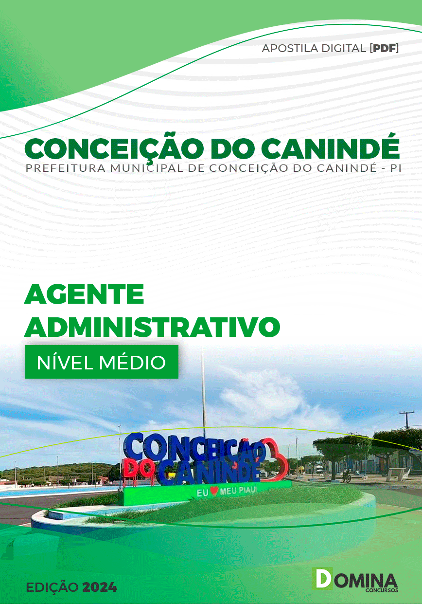 Apostila Pref Conceição do Canindé PI 2024 Agente Administrativo