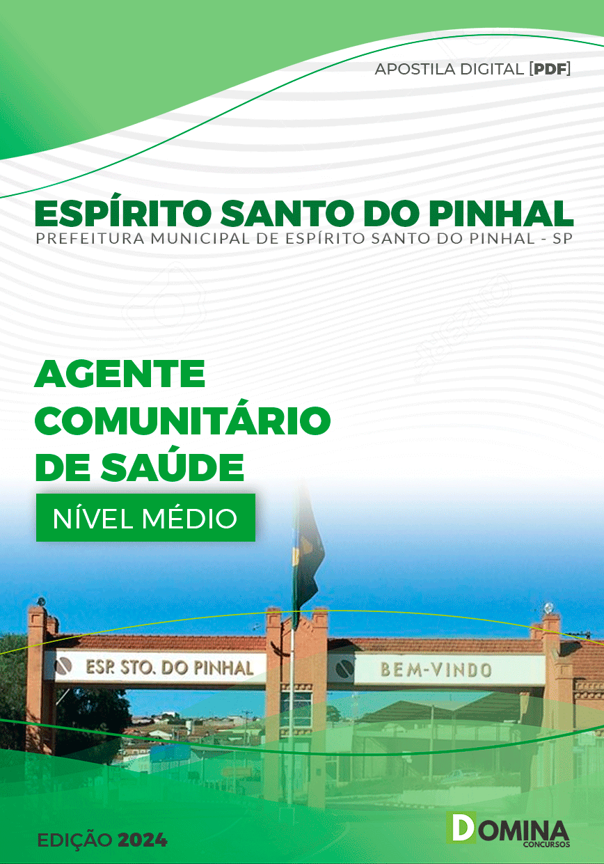 Apostila Pref Espírito Santo Do Pinhal SP 2024 Agente Comunitário Saúde
