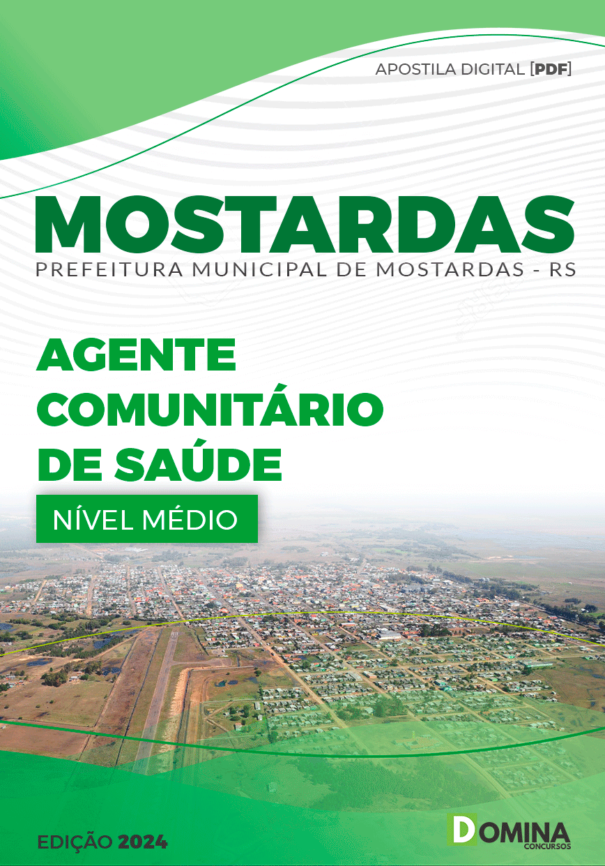 Apostila Pref Mostardas RS 2024 Agente Comunitário de Saúde