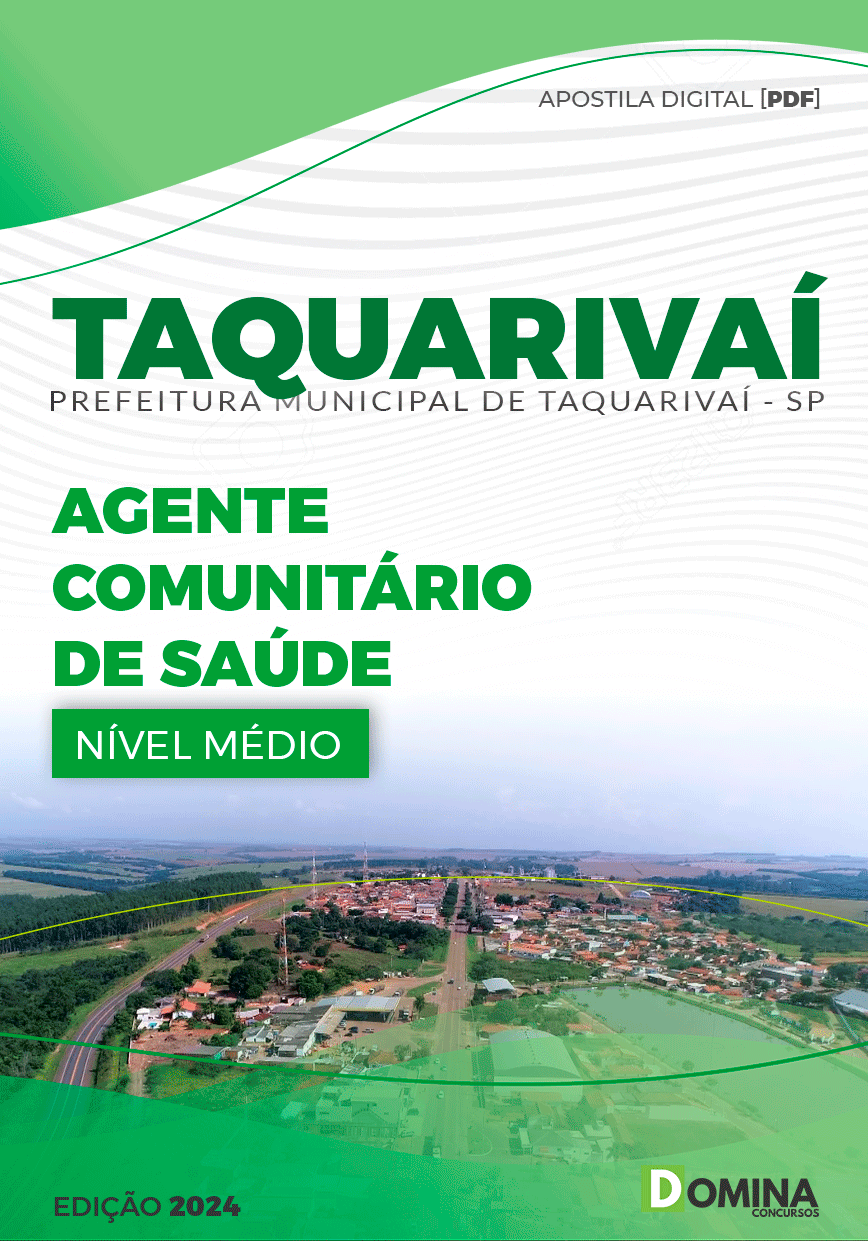 Apostila Pref Taquarivaí SP 2024 Agente Comunitário de Saúde