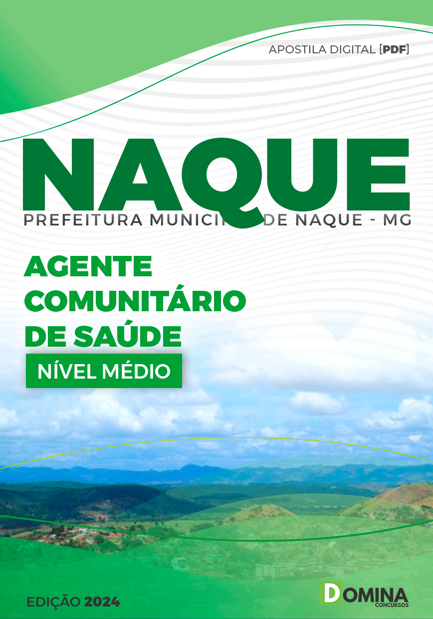 Apostila Prefeitura Naque MG 2024 Agente Comunitário de Saúde