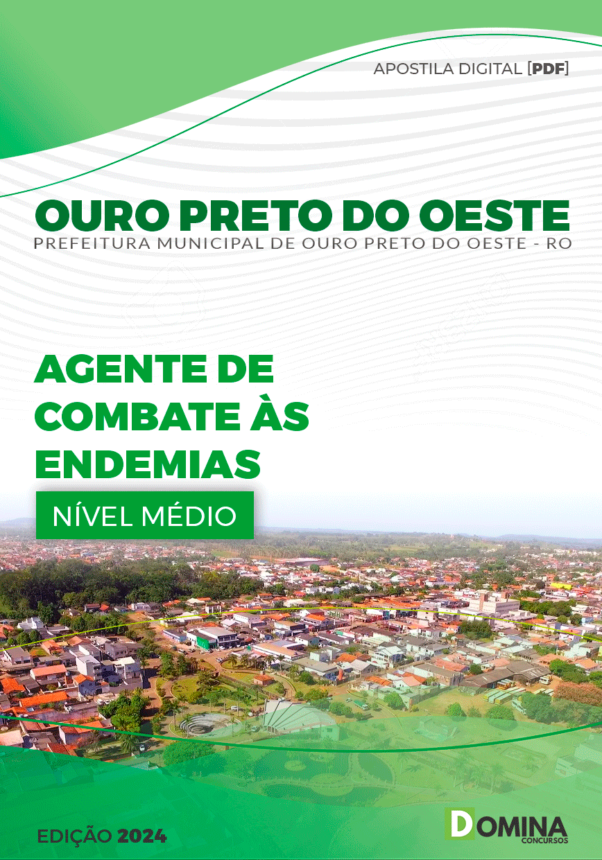 Apostila Pref Ouro Preto do Oeste RO 2024 Agente Combate Endemias