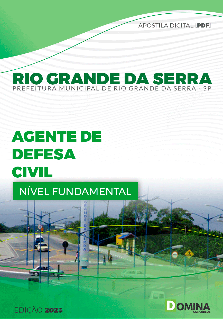 Apostila Pref Rio Grande Serra SP 2024 Agente de Defesa Civil
