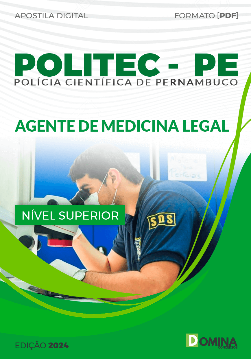 Apostila POLITEC PE 2024 Agente de Medicina Legal