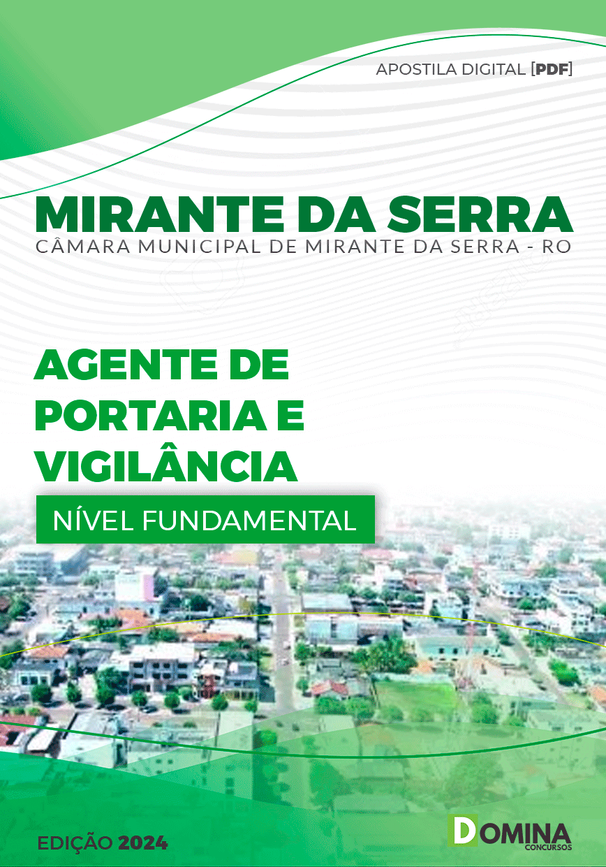 Apostila Câmara Mirante da Serra RO 2024 Agente de Portaria