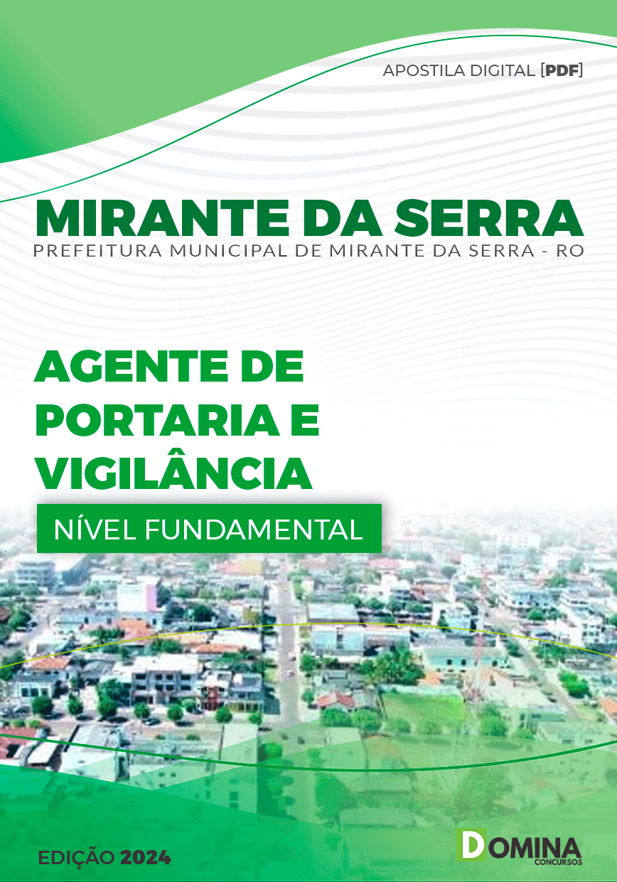 Apostila Pref Mirante da Serra RO 2024 Agente de Portaria