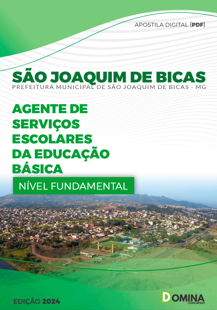Apostila Pref São Joaquim de Bicas MG 2024 Auxiliar Serviços Gerais