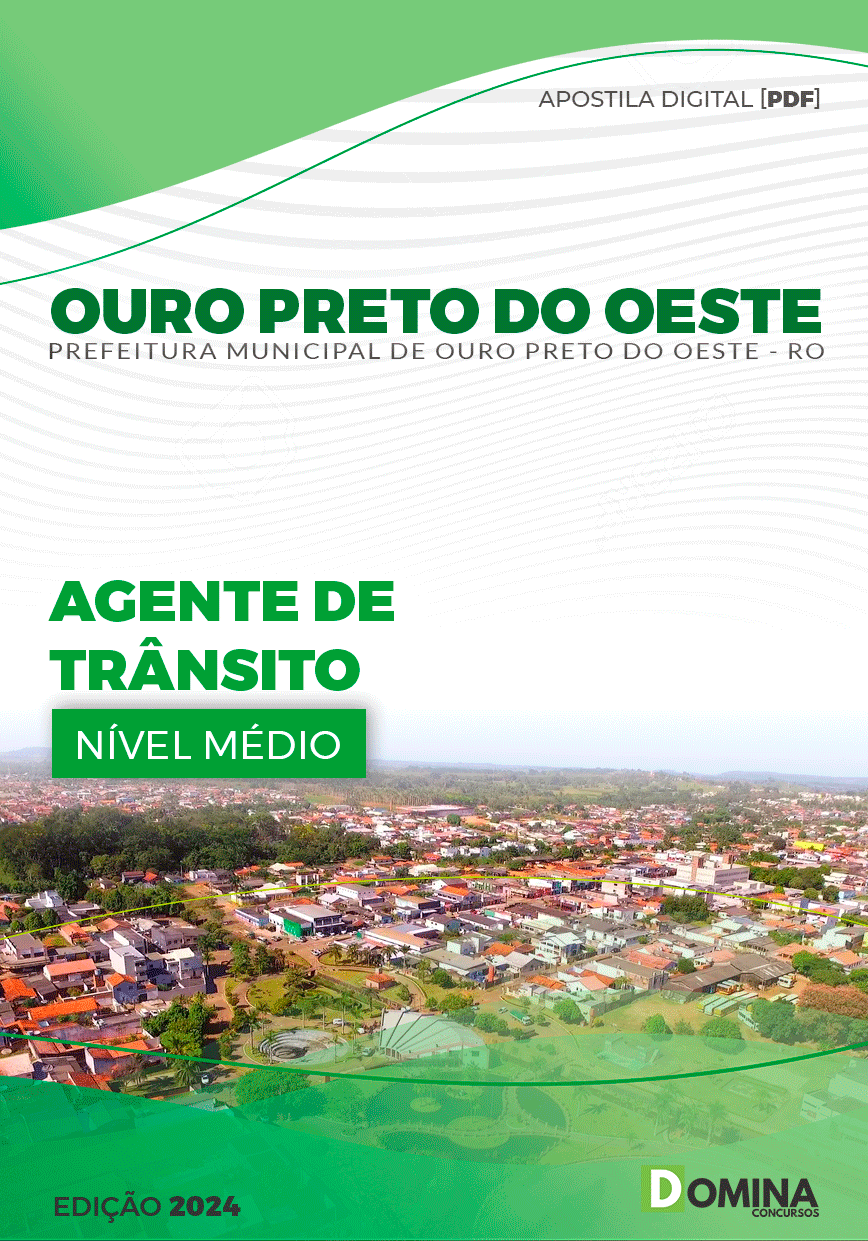 Apostila Pref Ouro Preto do Oeste RO 2024 Agente Trânsito