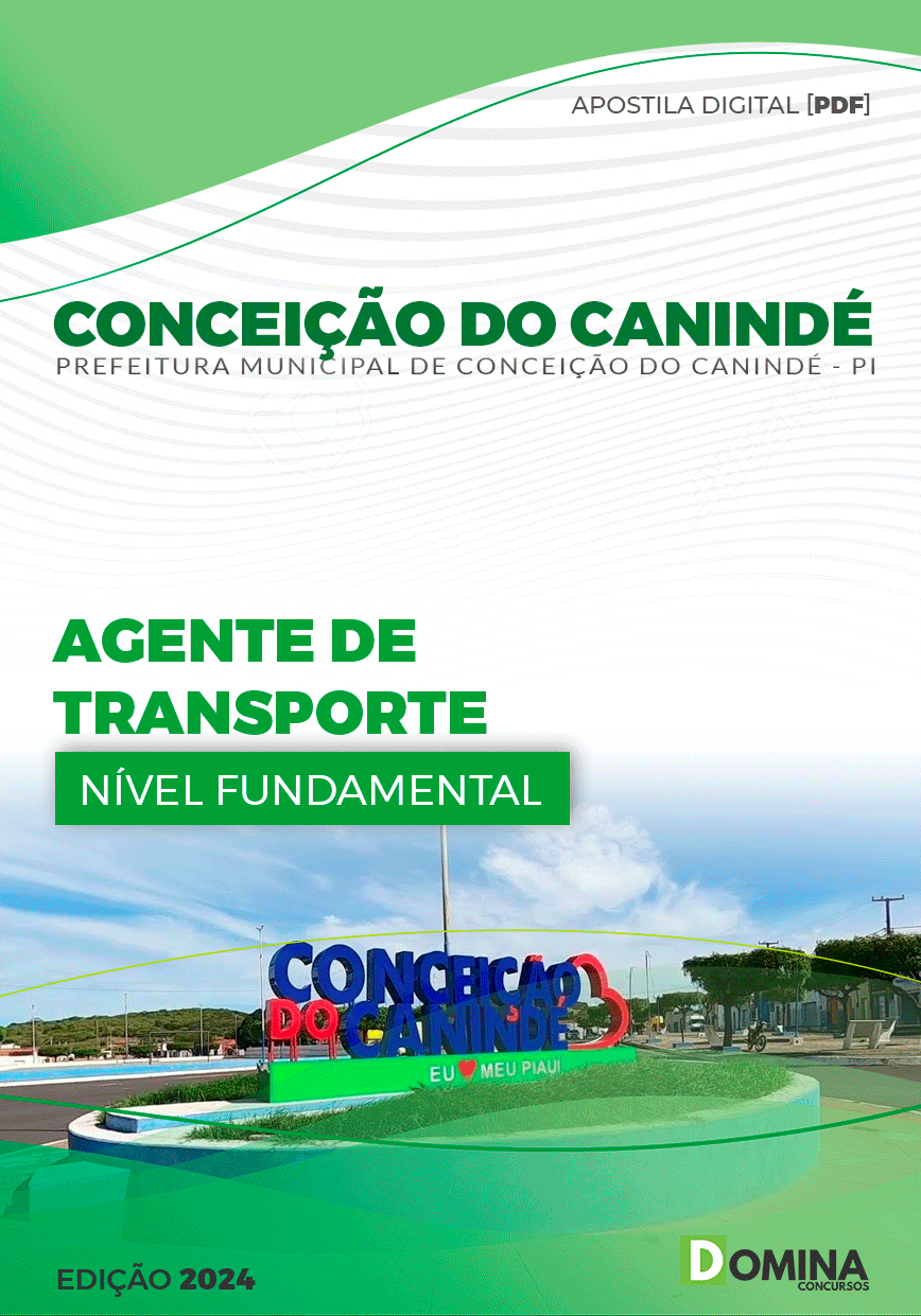 Apostila Pref Conceição do Canindé PI 2024 Agente Transporte