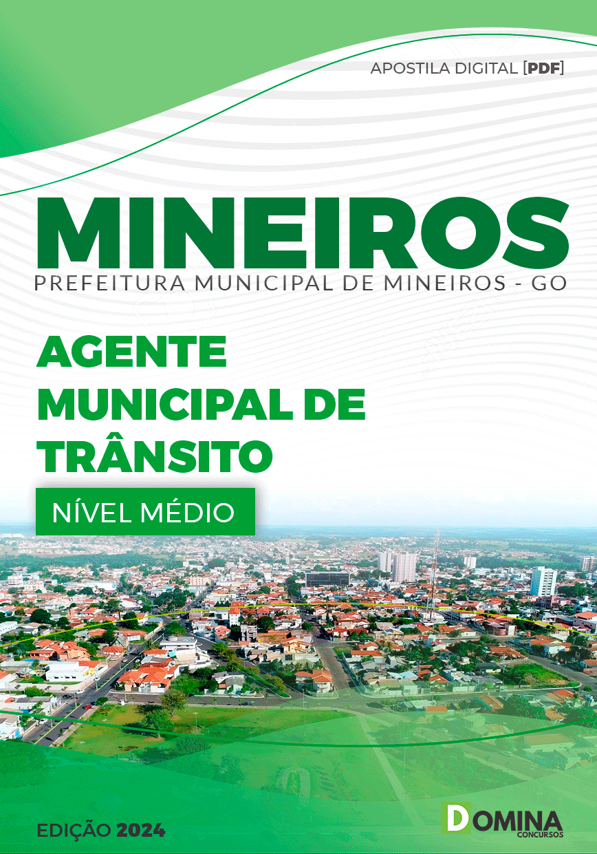 Apostila Prefeitura Mineiros GO 2024 Agente Municipal de Trânsito