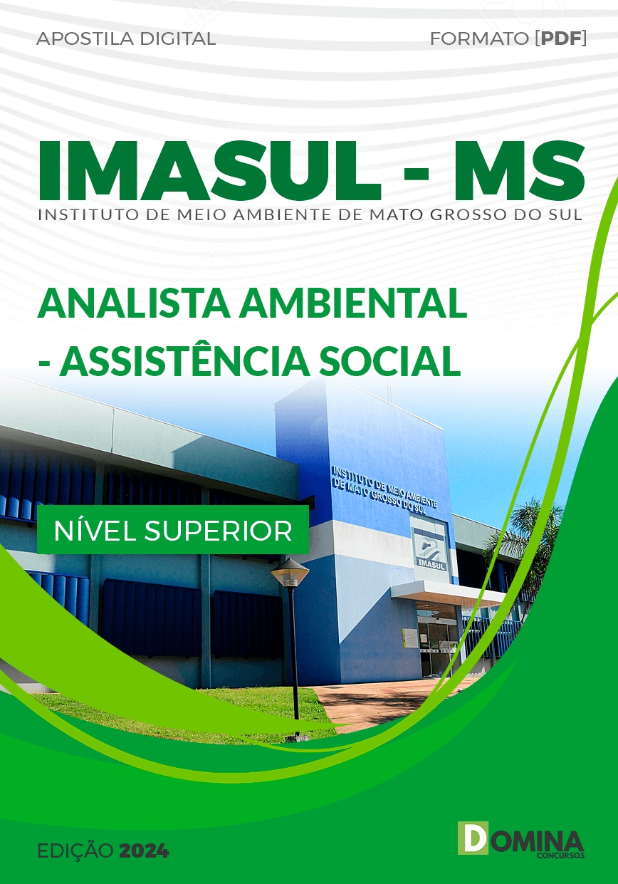 Apostila IMASUL 2024 Analista Ambiental Assistência Social