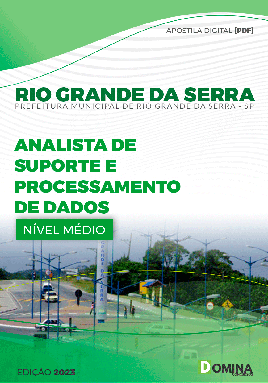 Apostila Pref Rio Grande Serra SP 2024 Analista de Suporte