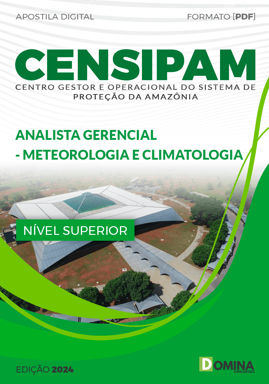 Apostila CENSIPAM 2024 Analista Gerencial Meteorologia Climatologia