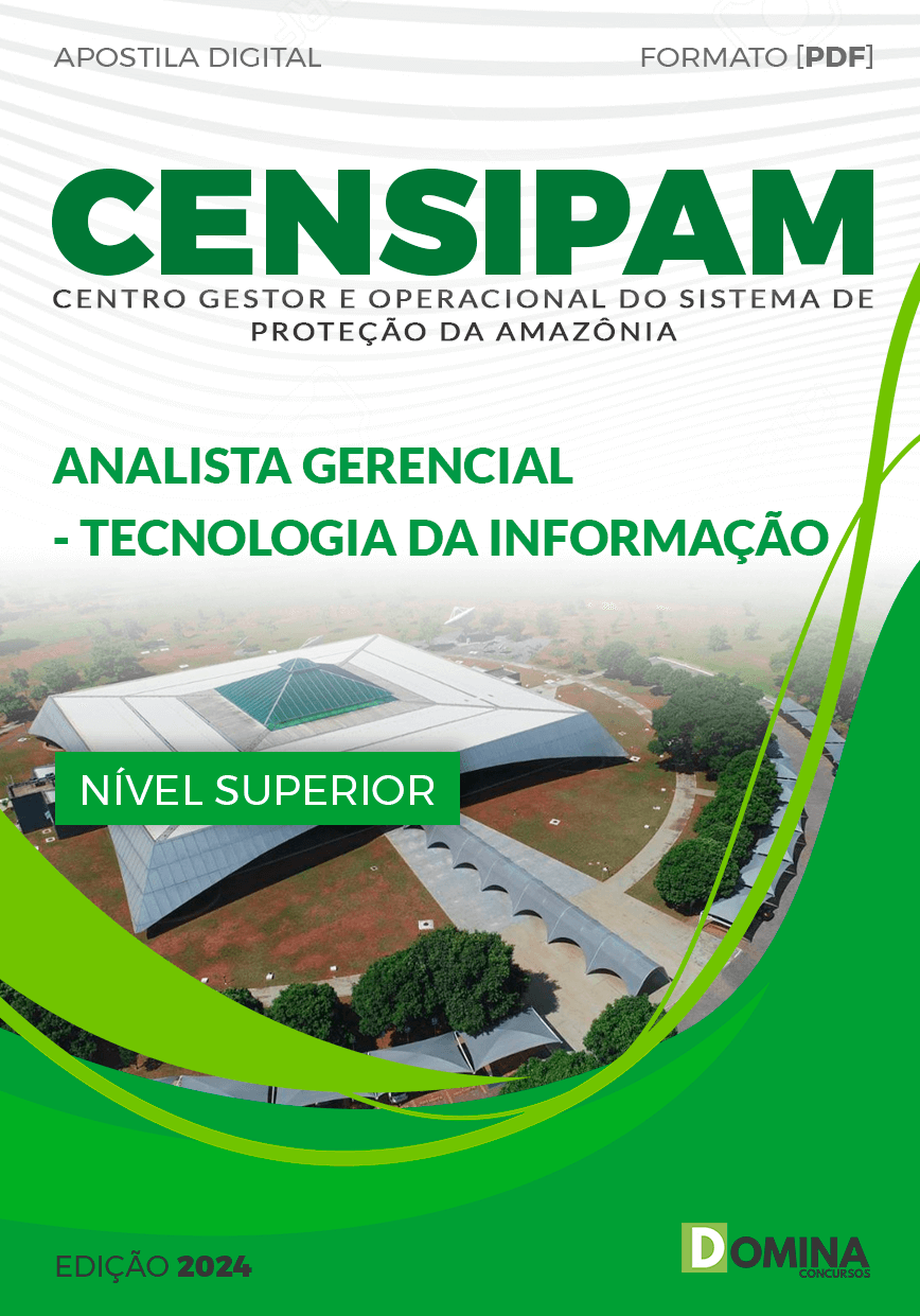 Apostila CENSIPAM 2024 Analista Gerencial Tecnologia Informação