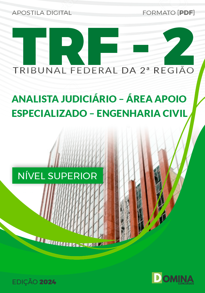 AposApostila TRF 2 2024 Analista Judiciário Engenharia Civiltila TRF 2 2024 Analista Judiciário Engenharia Civil