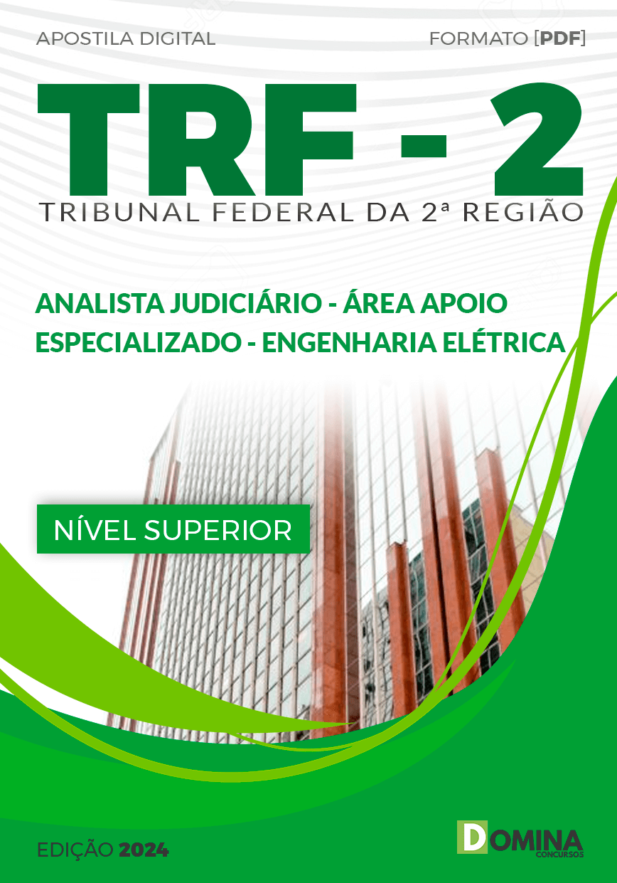 Apostila TRF 2 2024 Analista Judiciário Engenharia Elétrica