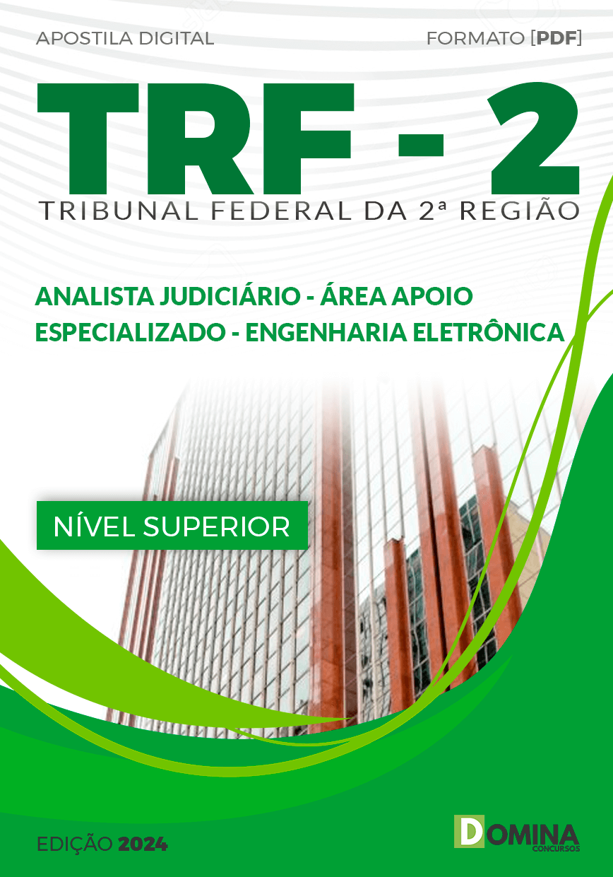 Apostila TRF 2 2024 Analista Judiciário Engenharia Eletrônica