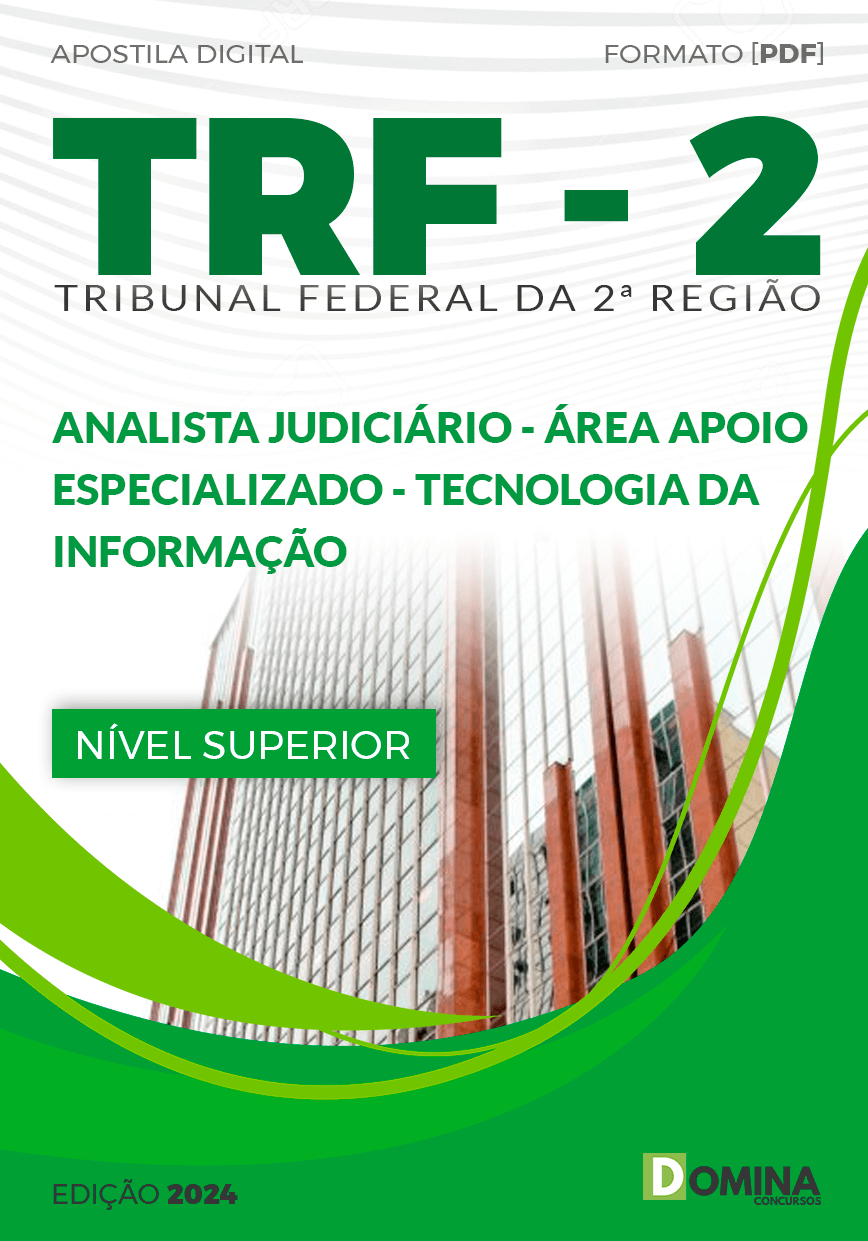 Apostila TRF 2 2024 Analista Judiciário Engenharia TI