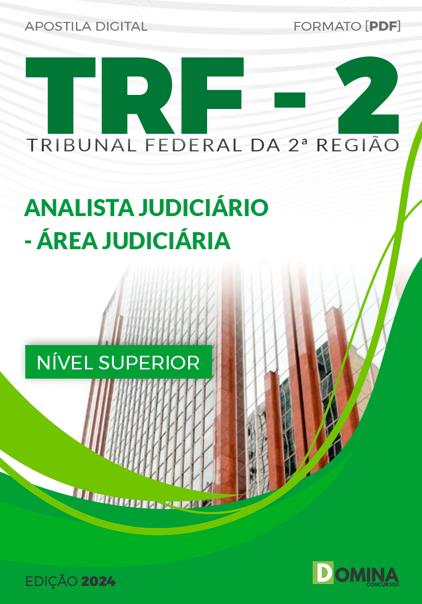 Apostila TRF 2 2024 Técnico Judiciário Judiciária