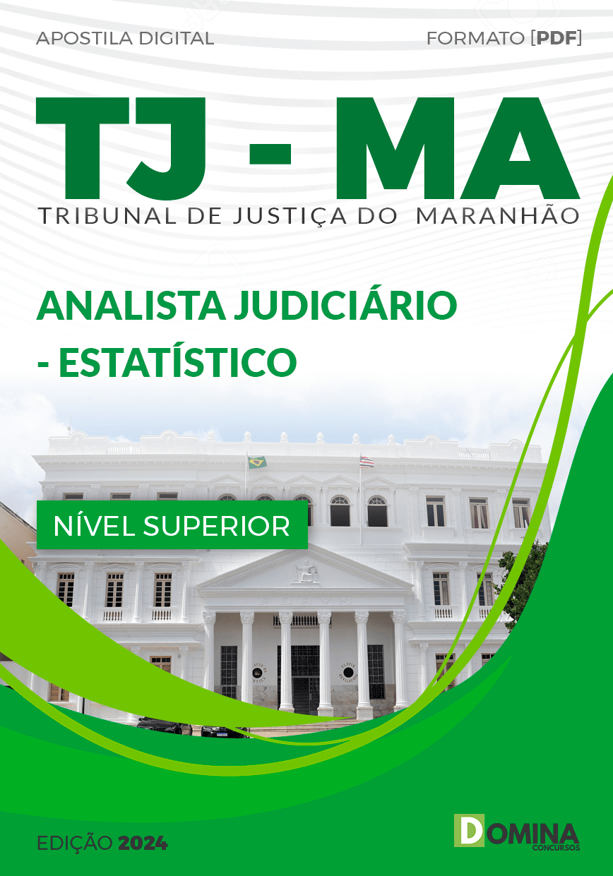 Apostila TJ MA 2024 Analista Judiciário Estatístico
