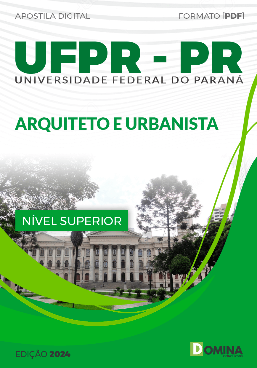 Apostila UFPR 2024 Arquiteto e Urbanista
