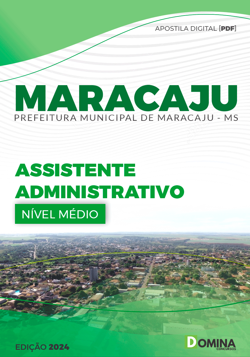 Apostila Pref Maracaju MS 2024 Assistente Administrativo
