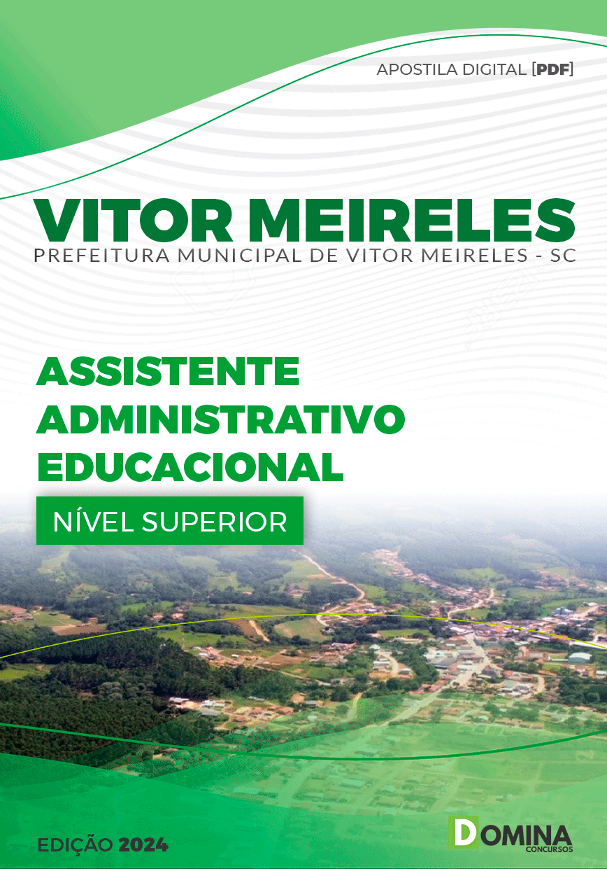 Pref Vitor Meireles SC 2024 Assistente Administrativo Educacional