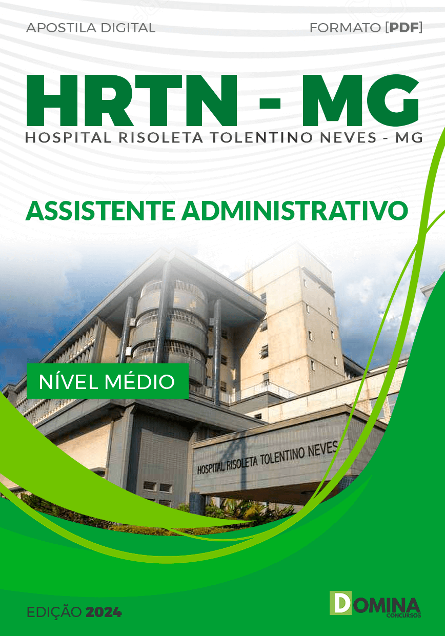 Apostila HRTN MG 2024 Assistente Administrativo